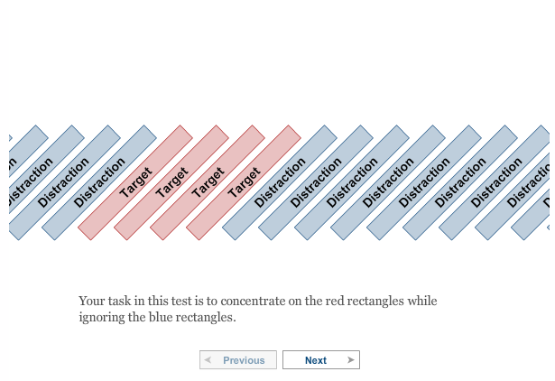 NYTimes interactive test on multi-tasking