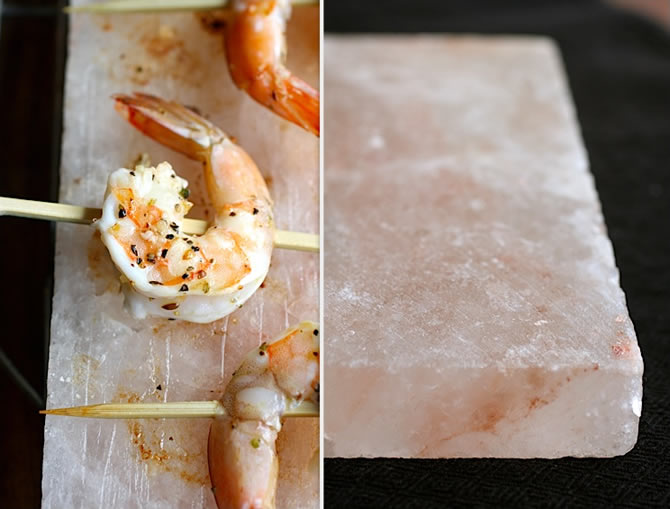 Himalayan Salt Plate - Shrimp