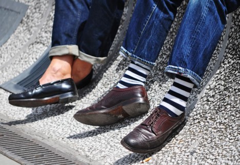 Black & White Stripped Socks