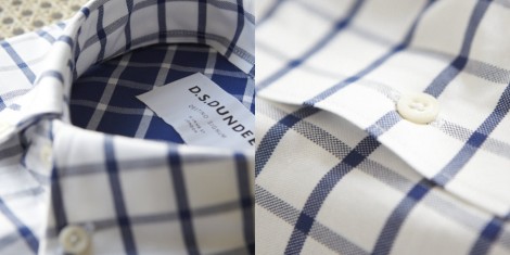 D.S. Dundee - Blue Plaid Shirt