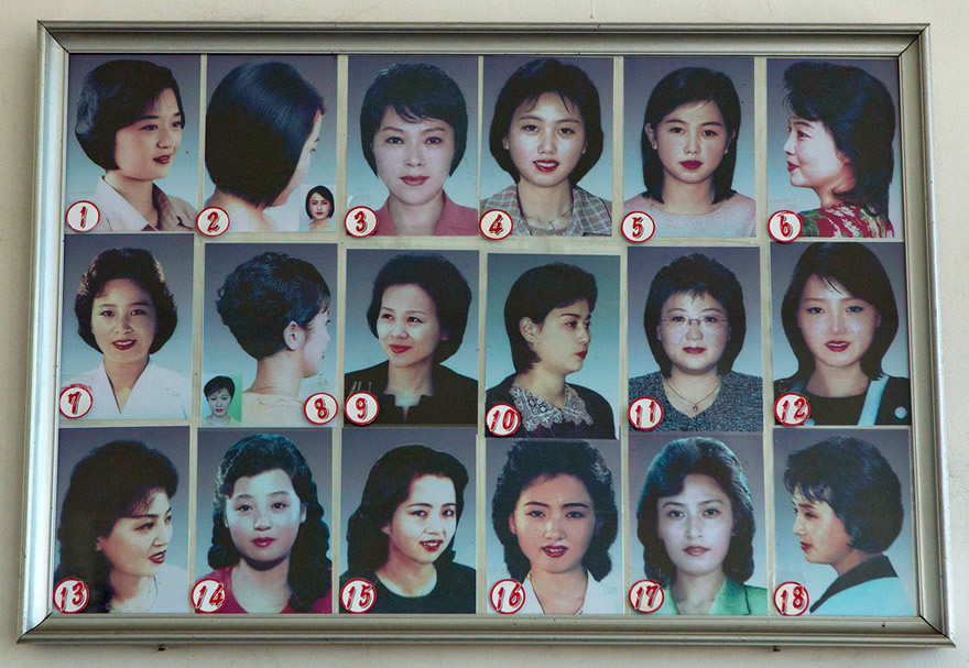 North Korean ladies hairstyles