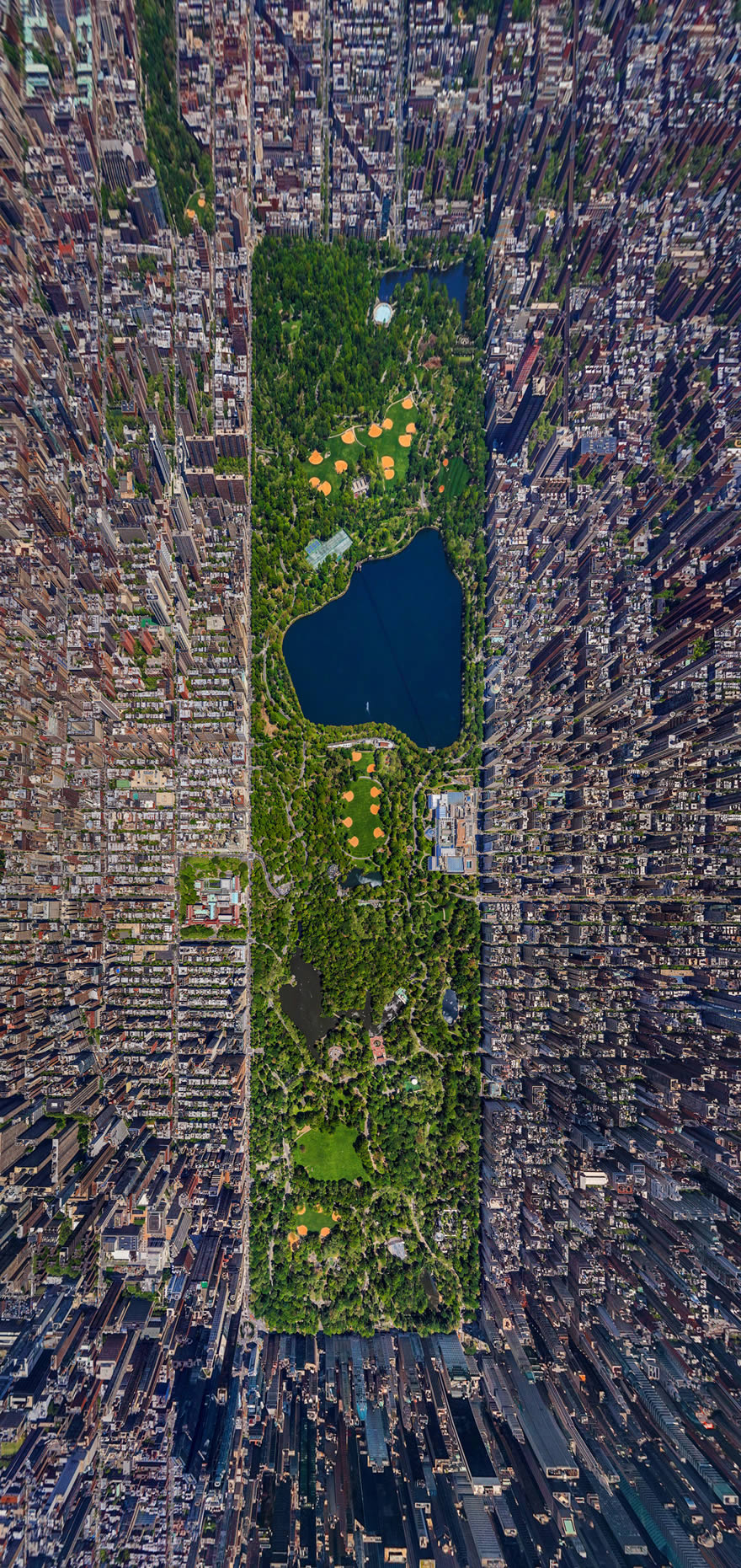 New York City Central Park - from above